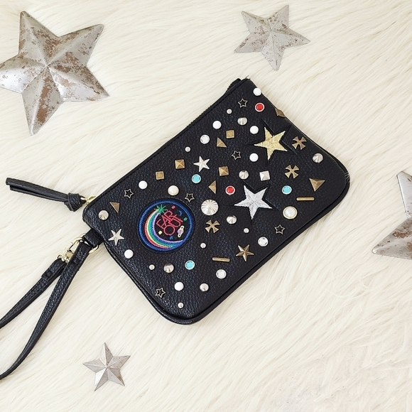 Steve Madden Far Out Space studded wristlet - Picture 1 of 5